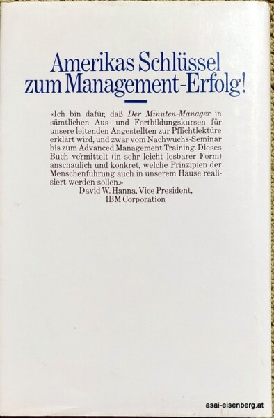 Der Minuten Manager. 1x gelesen