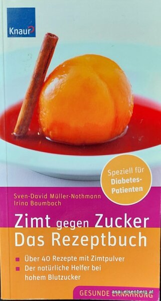 Zimt gegen Zucker. Das Rezeptbuch. Neuwertig